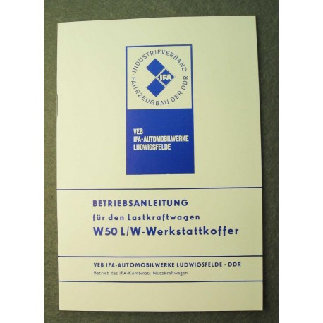 W50 Betriebsanleitung L/W - Werkstattkoffer IFA W 50