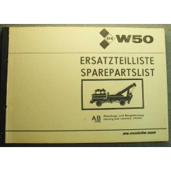 W50 Ersatzteilliste AB IFA W 50