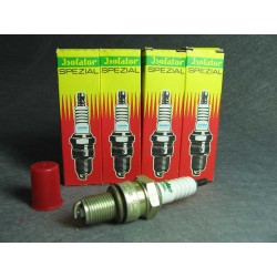 4x Zündkerze Langgewinde M14 Isolator Robur LO